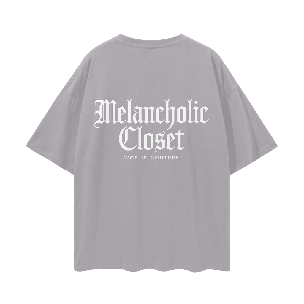 Melancholic Basics Loose Drop Shoulder T-Shirt