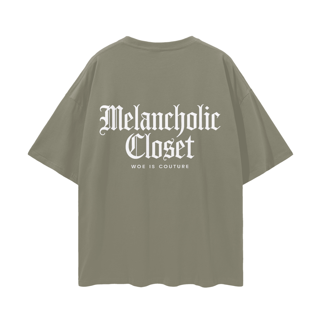 Melancholic Basics Loose Drop Shoulder T-Shirt