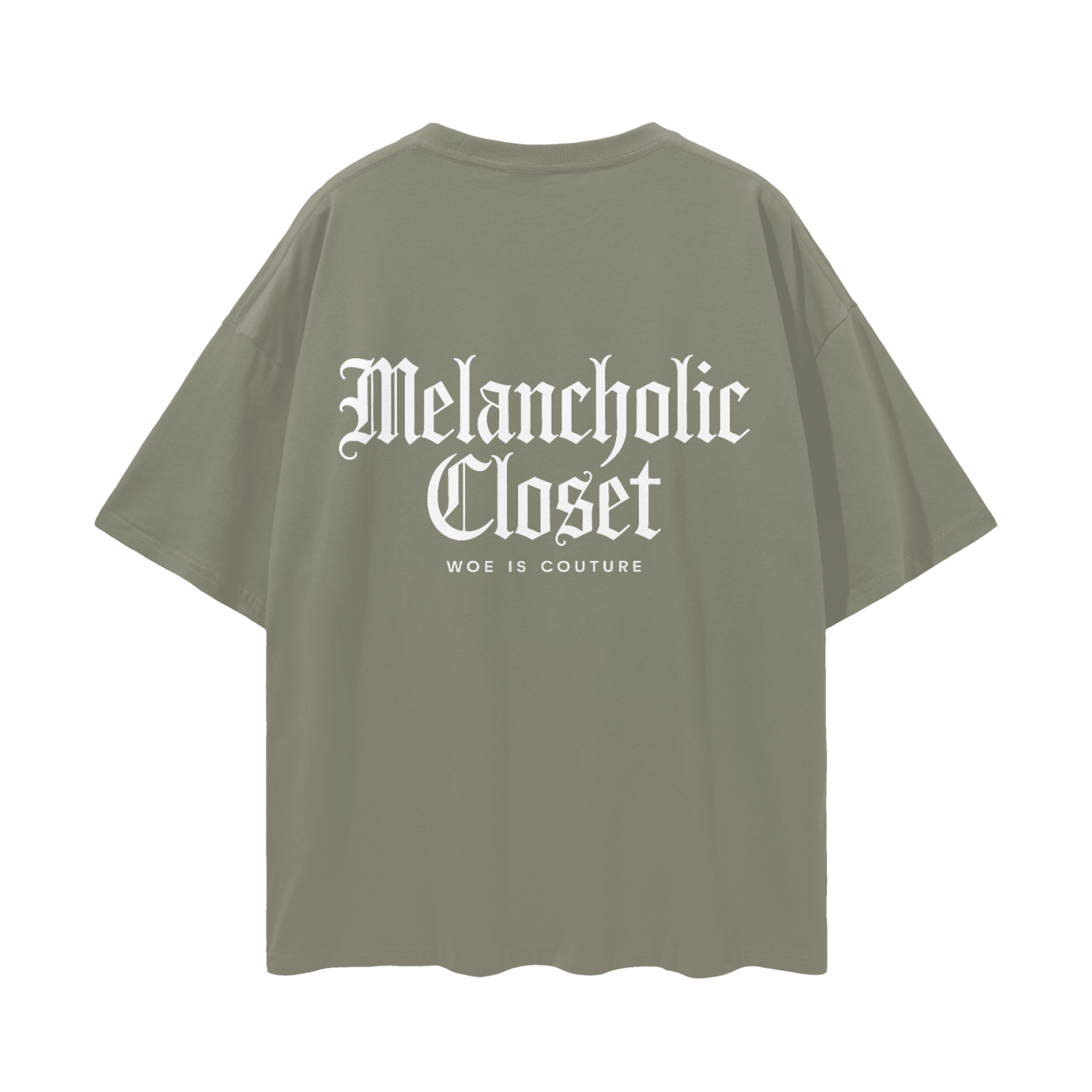 Melancholic Basics Loose Drop Shoulder T-Shirt