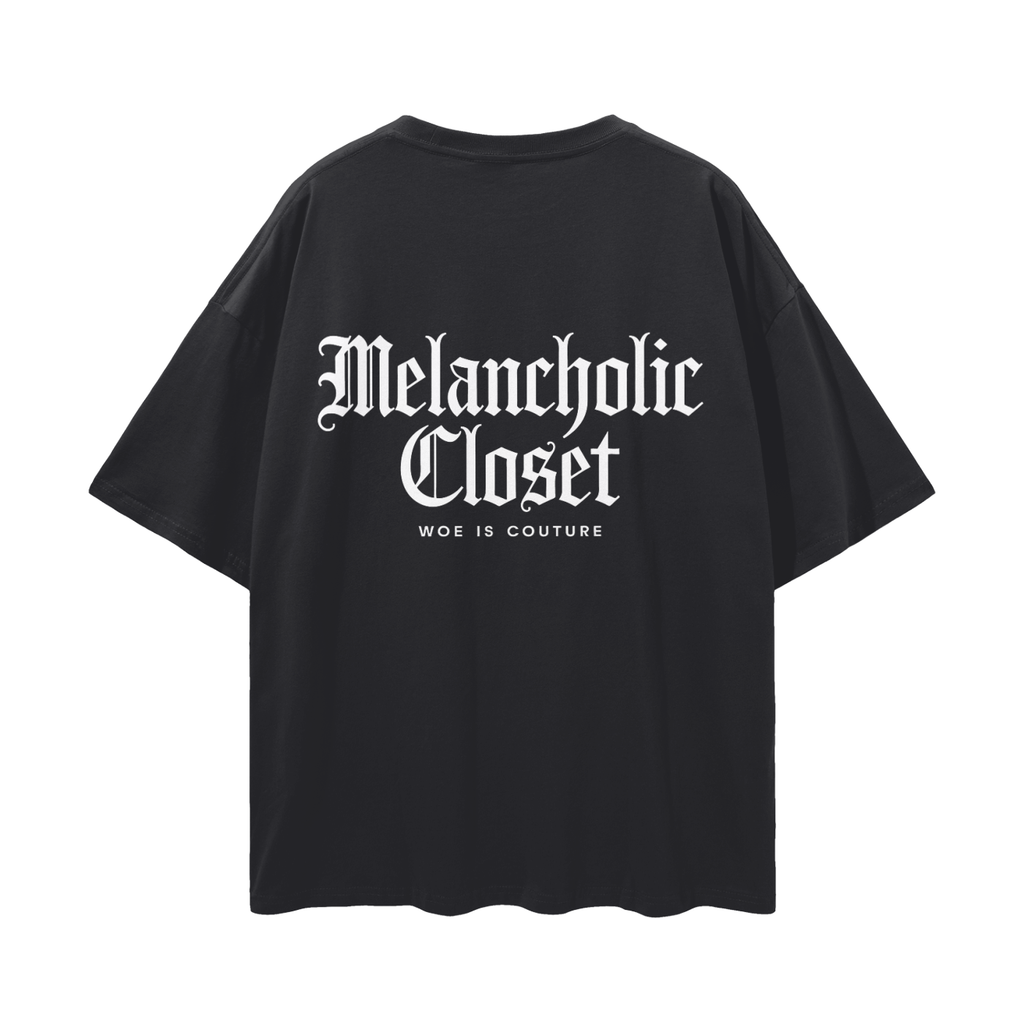 Melancholic Basics Loose Drop Shoulder T-Shirt