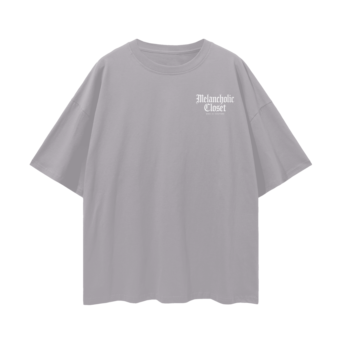 Melancholic Basics Loose Drop Shoulder T-Shirt