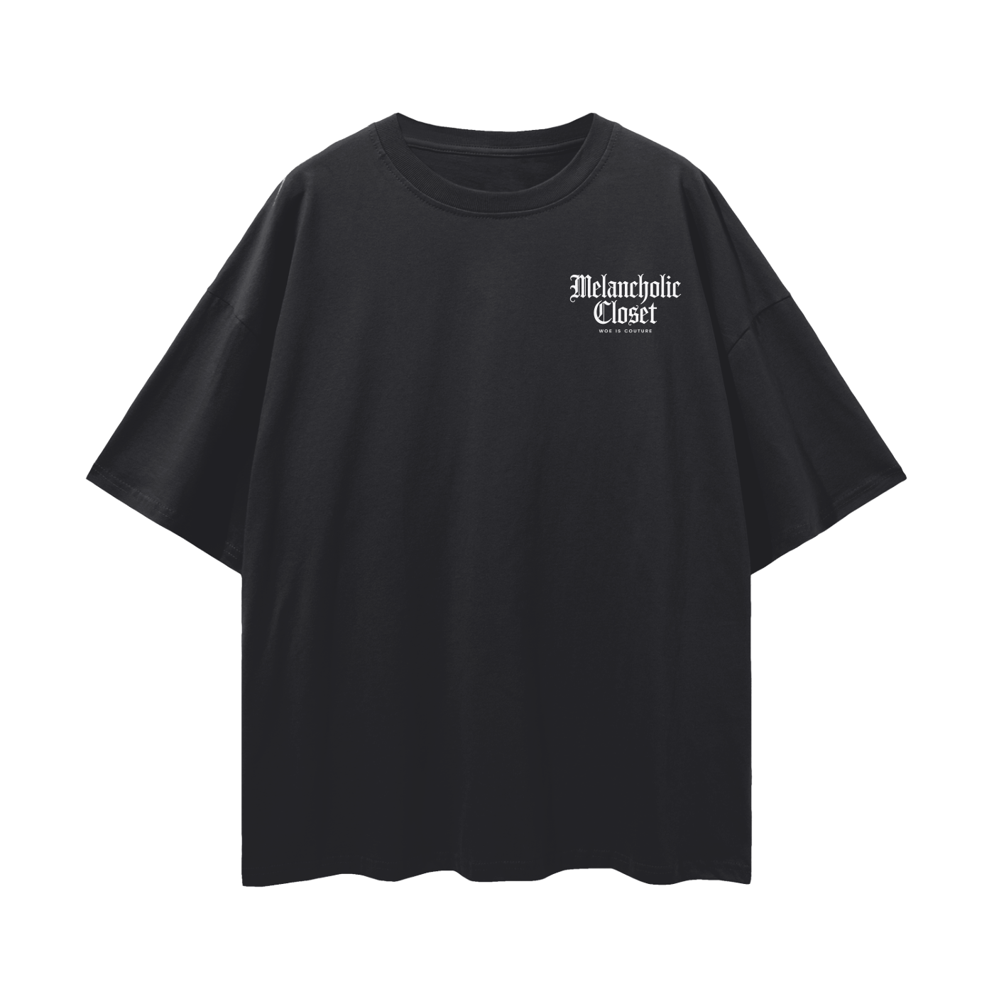 Melancholic Basics Loose Drop Shoulder T-Shirt