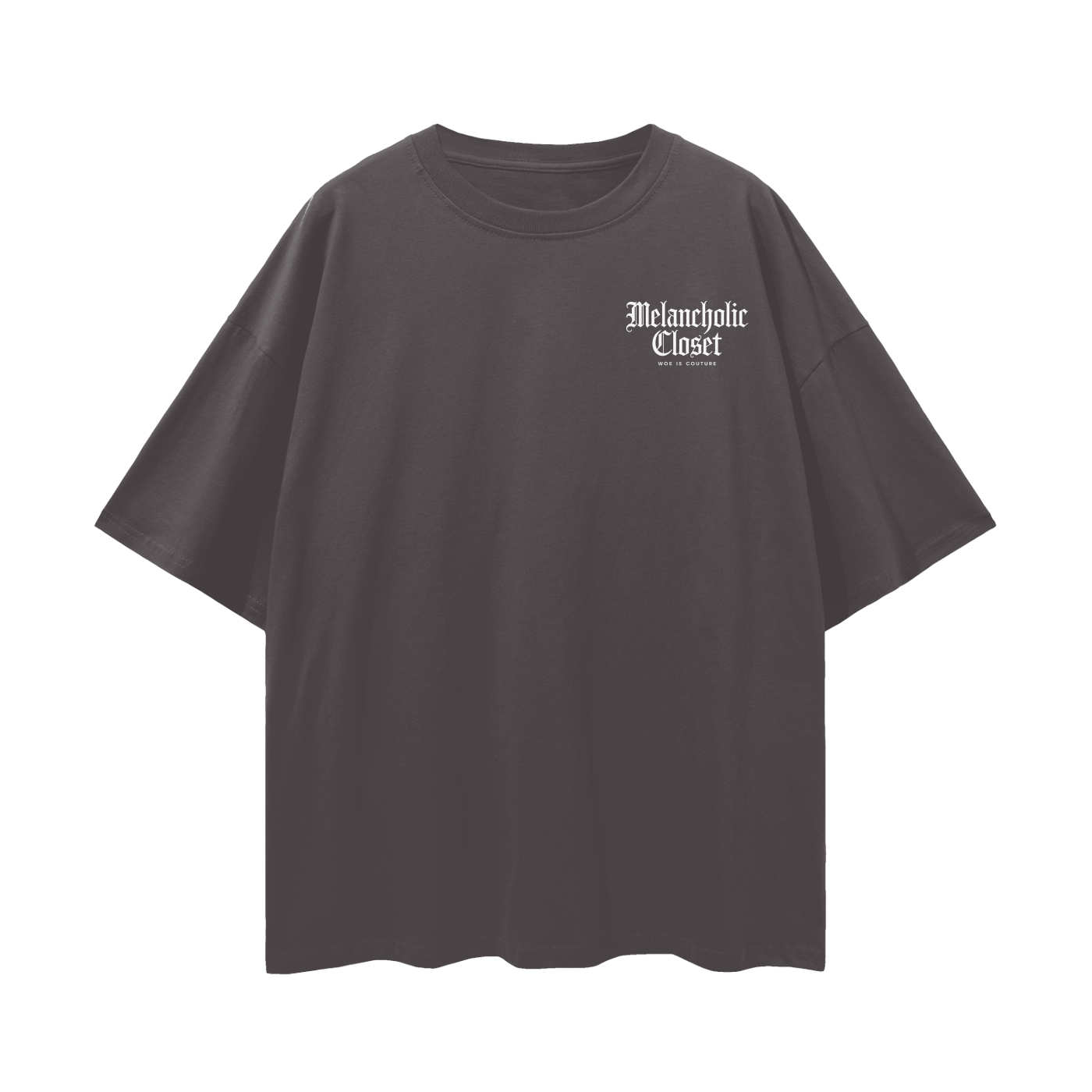 Melancholic Basics Loose Drop Shoulder T-Shirt