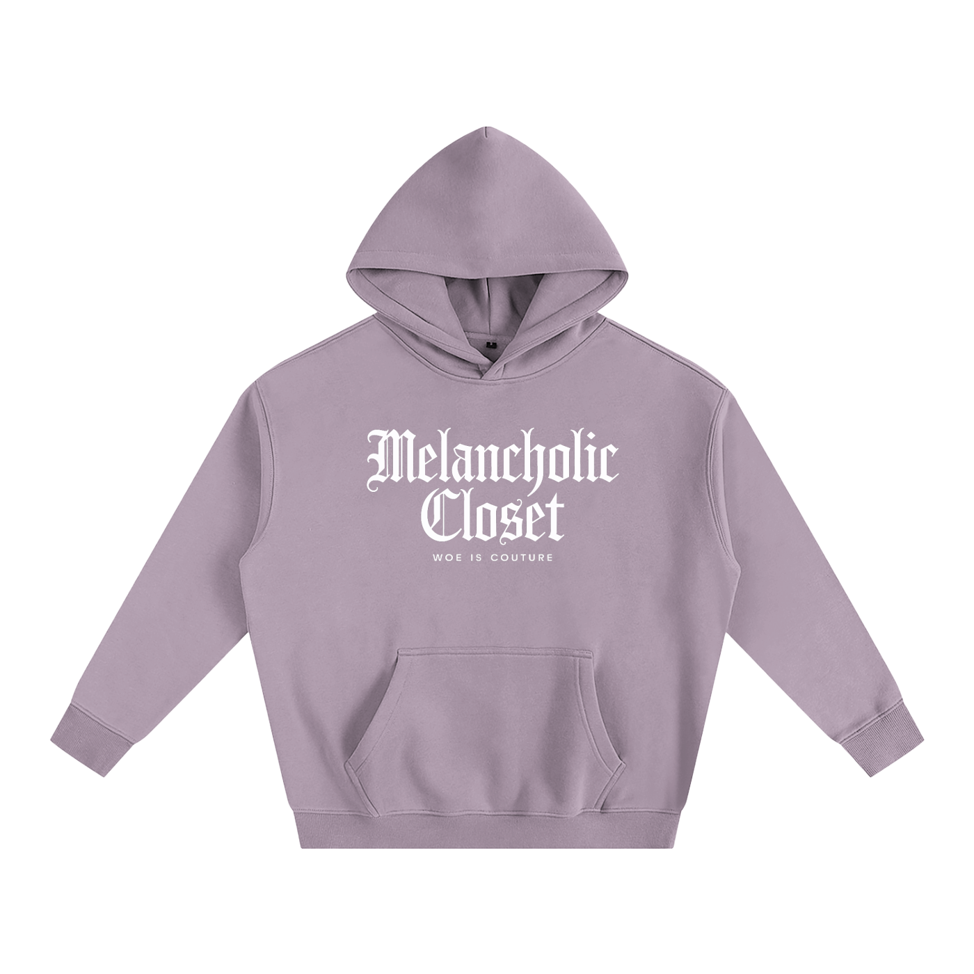 Melancholic Basics Oversized Fleece Hoodie