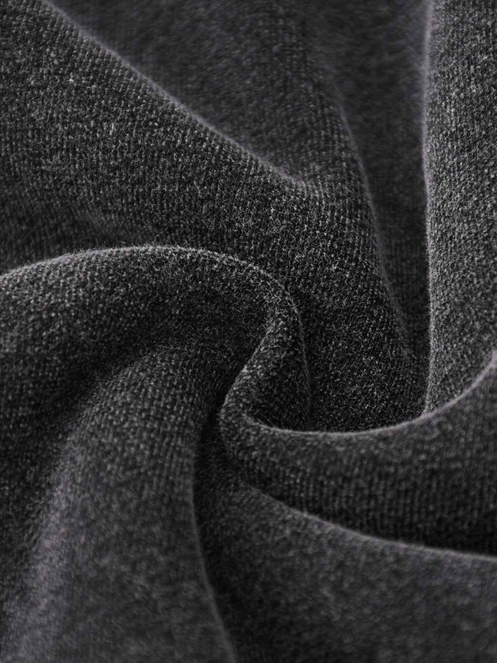 Melancholic Basics Zip-Through Boxy Fleece Hoodie