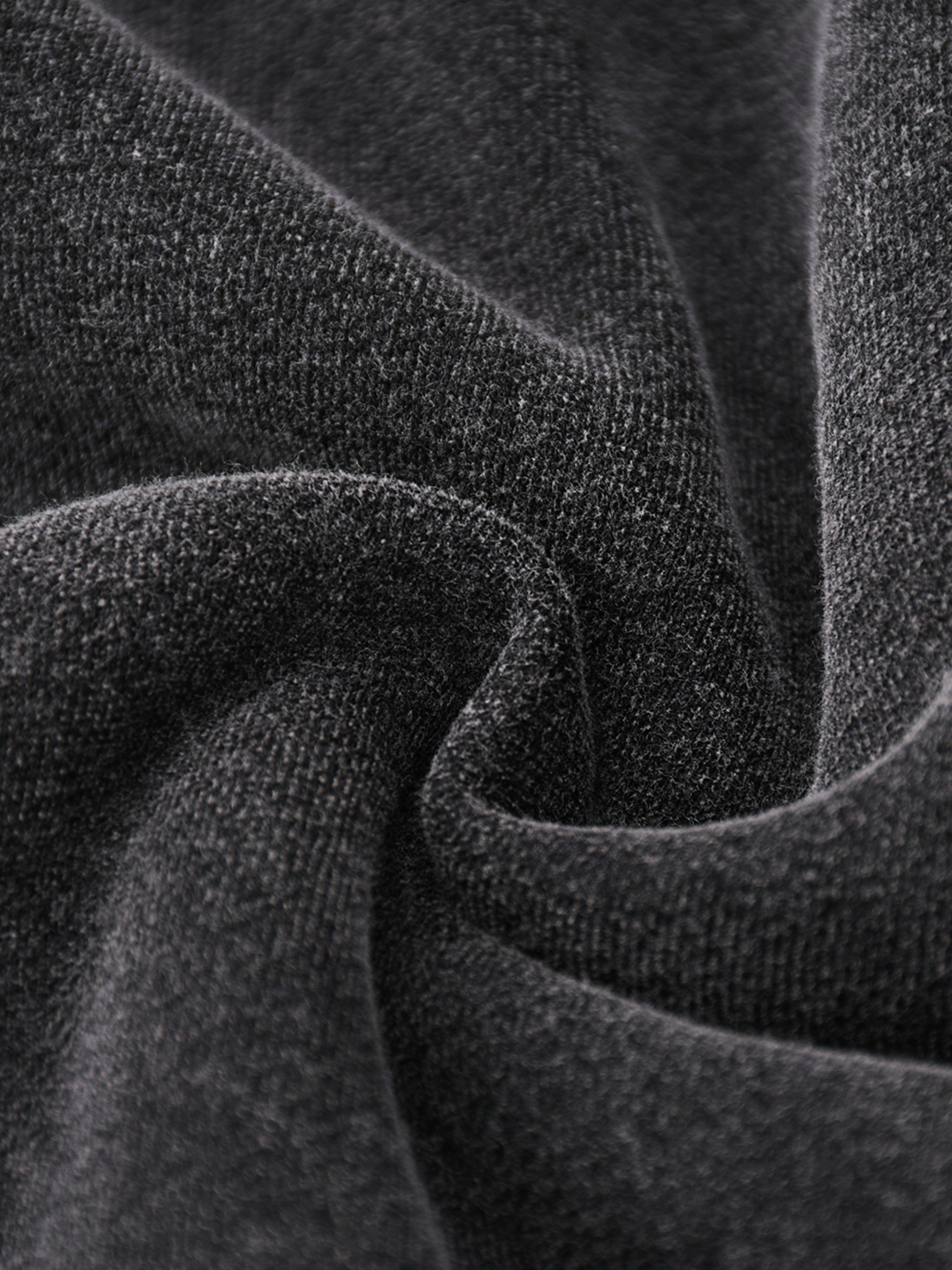 Melancholic Basics Zip-Through Boxy Fleece Hoodie